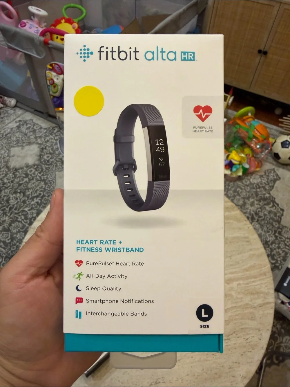 Fitbit Charge Advanced Fitness Tracker Silver w/ Milanese Band & OEM Charger